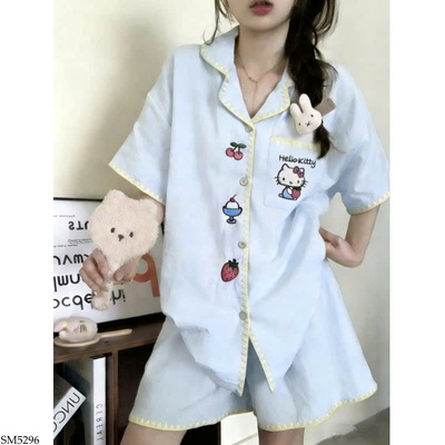SM5296 BỘ NGỦ HELLO KITTY NỮ