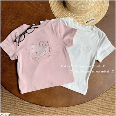 AG0041 ÁO THUN KITTY CHO BÉ GÁI