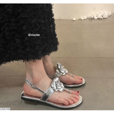GM1530 SANDAL XỎ NGÓN HOA TRÀ NỮ