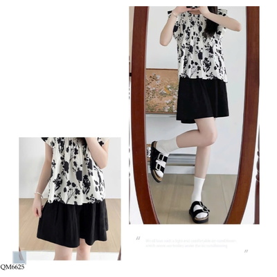 QM6625 QUẦN SHORT SUÔNG LƯNG THUN NỮ