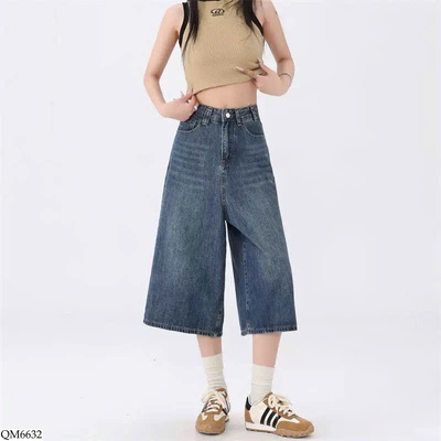 QM6632 QUẦN JEANS NGỐ ỐNG RỘNG