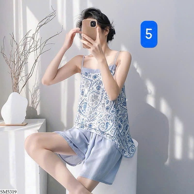 SM5319 BỘ MẶC NHÀ 2 DÂY MÙA HÈ