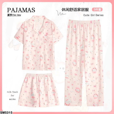 SM5315 BỘ NGỦ 3 MÓN HELLO KITTY