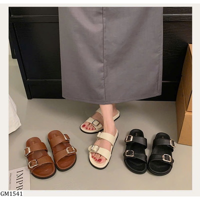 GM1541 DÉP SANDAL 2 QUAI NGANG NỮ
