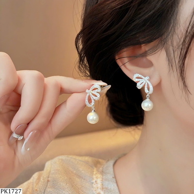 PK1727 BÔNG TAI MIX NGỌC GOLICC