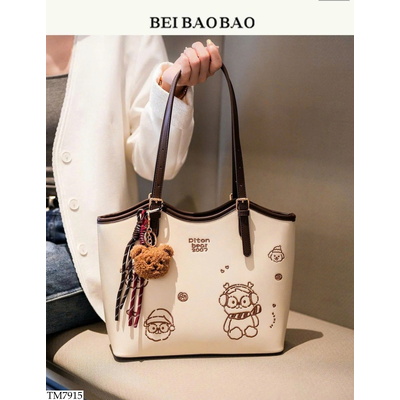 TM7915  TÚI TOTE GẤU HÃNG BEIBAOBAO