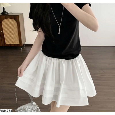 VM4274 CHÂN VÁY XÒE BỒNG DÁNG NGẮN