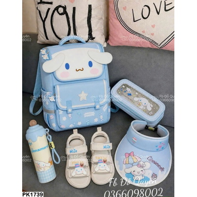 PK1739 COMBO ĐI HỌC SANRIO
