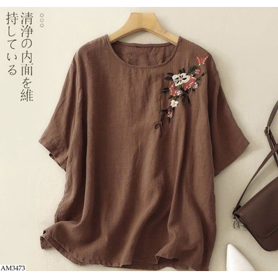 AM3473 ÁO XINH THÊU HOA NHẸ NHÀNG