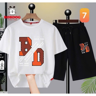 ST8033 BỘ QUẦN ÁO COTTON TRẺ EM BOBDOG