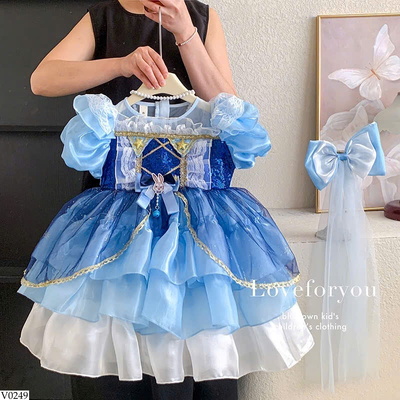 V0249 ĐẦM CÔNG CHÚA BÉ GÁI
