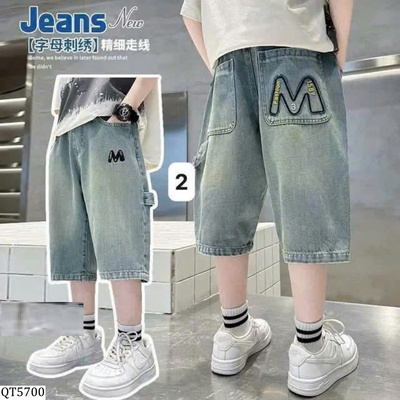 QT5700 QUẦN SHORT JEAN BÉ TRAI NĂNG ĐỘNG