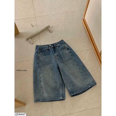 QM6667 QUẦN JEANS LỬNG ỐNG RỘNG W.G.W.E