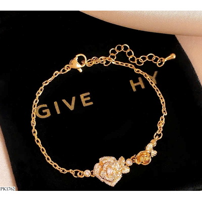 PK1762 LẮC TAY HOA HỒNG GOLICC
