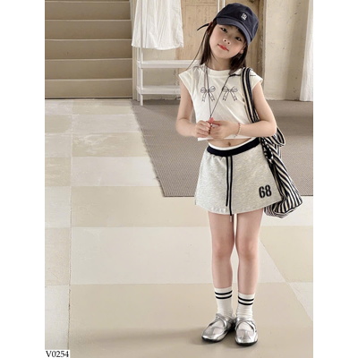 V0254 CHÂN VÁY THỂ THAO DÁNG CHỮ A CHO BG 