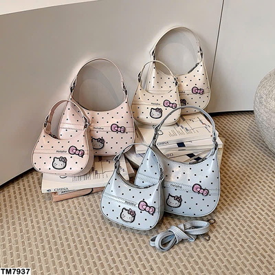 TM7937 TÚI XÁCH CHẤM BI KITTY