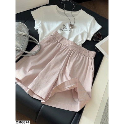 QM6674 QUẦN SHORT VẢI CHO NỮ