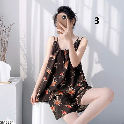 SM5354 SET BỘ MẶC NHÀ HỌA TIẾT CHO NỮ