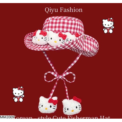 MM2009 MŨ CHỐNG NẮNG KẺ KITTY