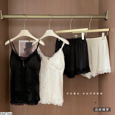 SM5364 SET ĐỒ NGỦ 2 DÂY PHỐI REN