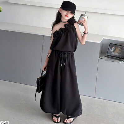 SG3161 SET ÁO 1 VAI HOA MIX QUẦN ỐNG RỘNG