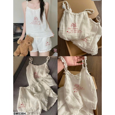 SM5384 BỘ MẶC NHÀ HAI DÂY NỮ