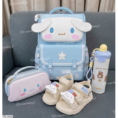 PK1826 SET ĐỒ DÙNG ĐI HỌC CHO BÉ GÁI
