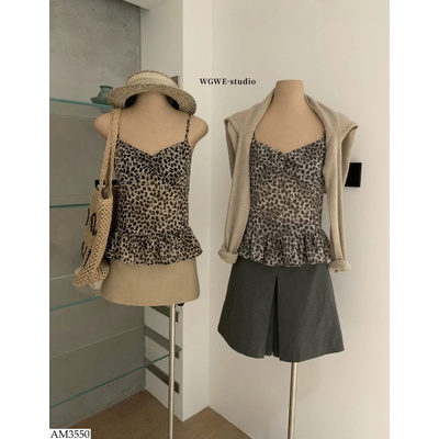 AM3550 ÁO 2 DÂY DA BEO CHO NỮ HÃNG W.G.W.E
