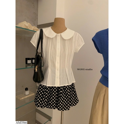 AM3566 ÁO CỔ BÚP BÊ HÃNG W.G.W.E