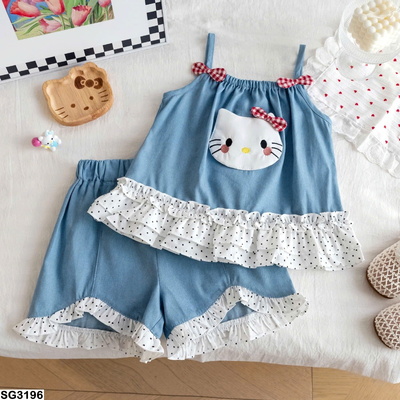 SG3196 SET BỘ 2 DÂY KITTY CHO BÉ