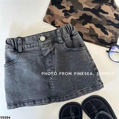 V0294 CHÂN VÁY JEANS CHO BÉ