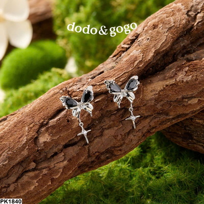 PK1840 BÔNG TAI BƯỚM ĐÍNH ĐÁ DODO & GOGO