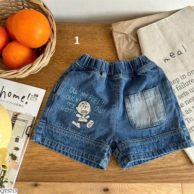 QT5713 QUẦN SHORT JEANS CHO BÉ