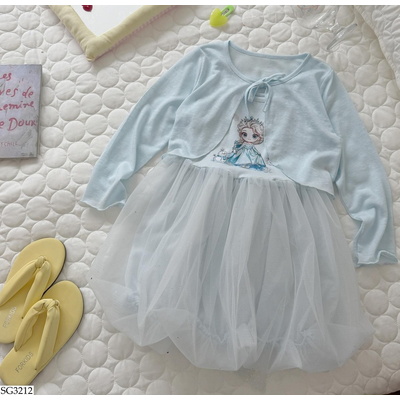 SG3212 SÉT VÁY BÍ 2 DÂY+CARDIGAN MỎNG