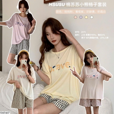 SM5407 BỘ NGỦ MẶC NHÀ CHO NỮ HÃNG MSUSU