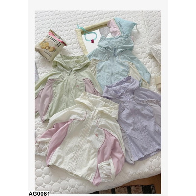 AG0081 KHOÁC GIÓ MỎNG TENCEL CHỐNG NẮNG PHỐI MÀU