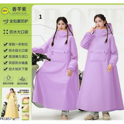 PK1857 ÁO MƯA DÁNG DÀI
