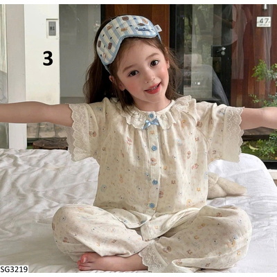 SG3219 SET MẶC NHÀ HỌA TIẾT CHO BG