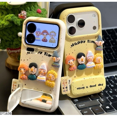 DT1636 ỐP ĐIỆN THOẠI 3D KUTE KÈM ĐẾ GƯƠNG ĐỄ ĐT
