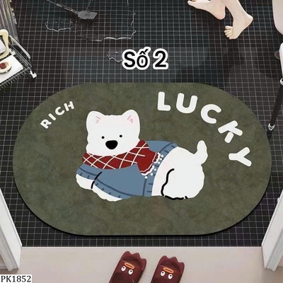 PK1852 THẢM LAU CHÂN CUTE