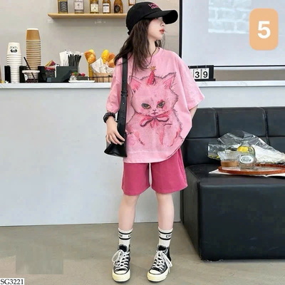 SG3221 SET ĐỒ HOẠT HÌNH BÉ GÁI