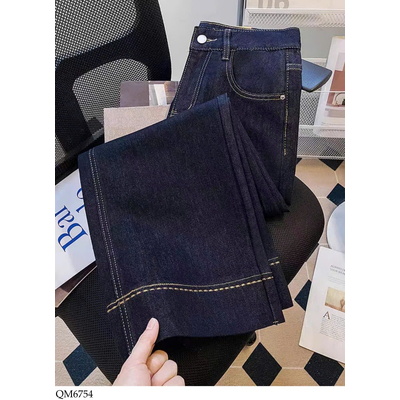 QM6754 QUẦN JEAN ỐNG RỘNG NỮ