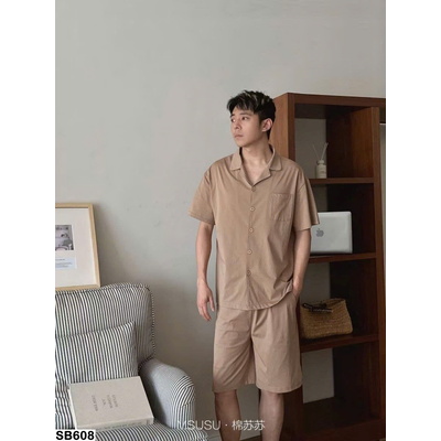 SB608 SET ĐỒ NGỦ CỘC TAY CHO NAM