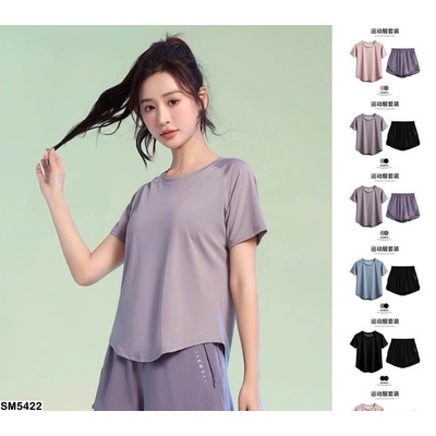 SM5422 BỘ THỂ THAO CỘC TAY CHO NỮ