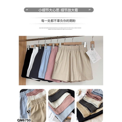 QM6750 QUẦN SHORT THÔ MỀM CẠP CHUN