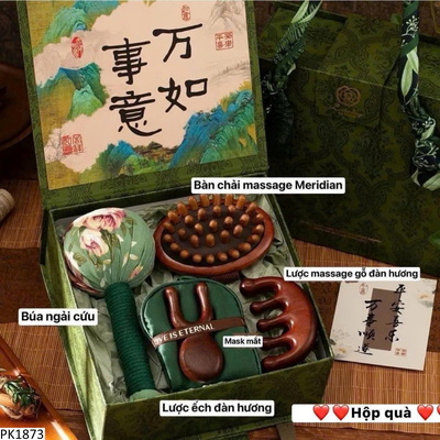 PK1873 LƯỢC GỖ ĐÀN HƯƠNG