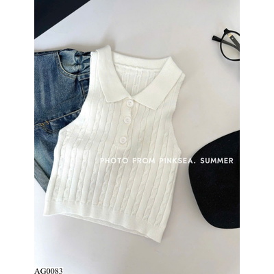 AG0083 ÁO SÁT NÁCH CỔ POLO CHO BÉ GÁI