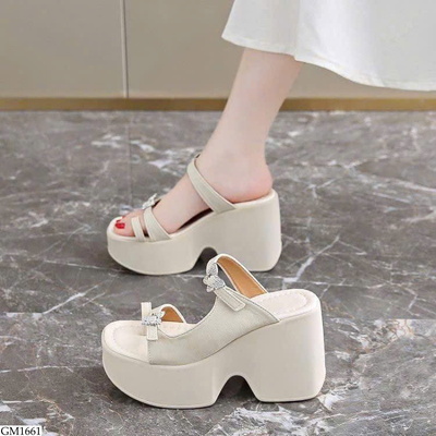 GM1661 DÉP ĐẾ DÀY ĐÍNH ĐÁ CHO NỮ