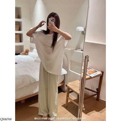 QM6768 QUẦN NGỦ KẺ CARO CHO NỮ