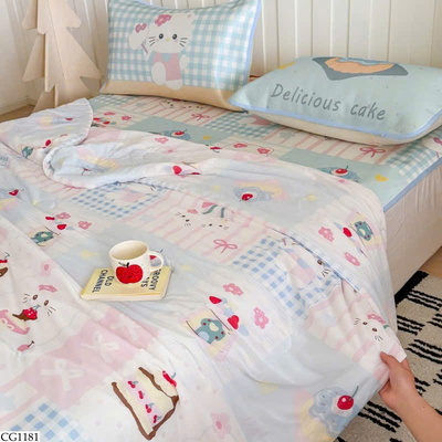 CG1181 CHĂN MÙA HÈ HELLO KITTY